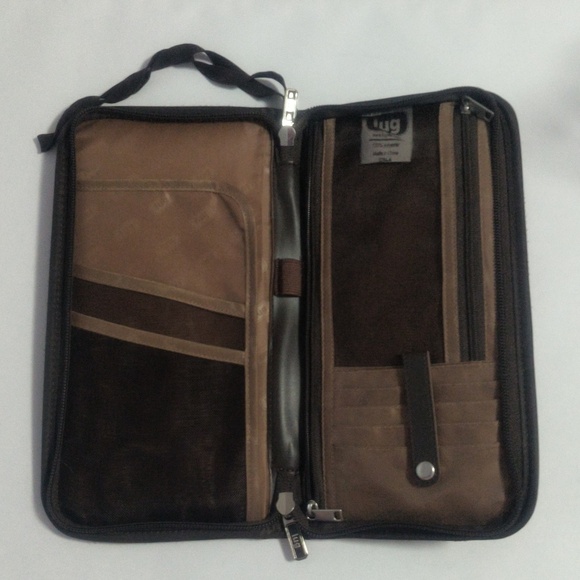 LUG / Brown Quilted Wallet / EUC - Picture 5 of 6